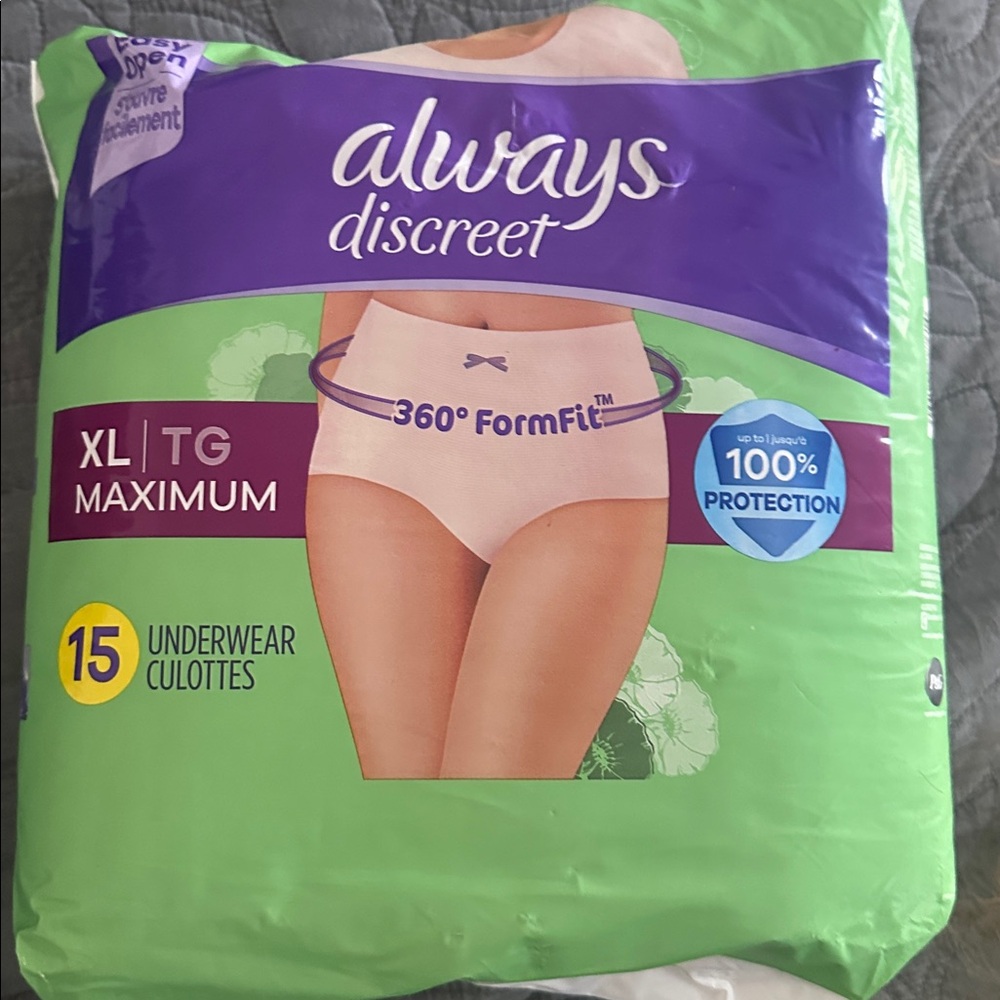Always Discreet XL - 15 count